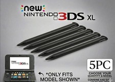 Replacement Stylus Pen for Nintendo New 3DS XL / LL Plastic Touch Pen Black