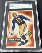 1955 Bowman - Norm Van Brocklin #32 SGC 4