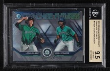 2018 Bowman Draft Franchise Futures Josh Stowers Logan Gilbert #SEA BGS 9.5 ni4
