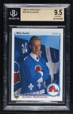 1990-91 Upper Deck Mats Sundin #365 BGS 9.5 GEM MINT HOF 1b2u