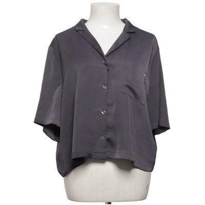 Fabletics, Kurzarmhemd, Größe: 2XL, Grau, Recyceltes Polyester, Einfarbig #nGd