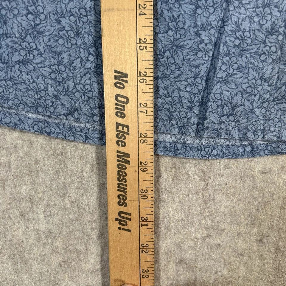 Frontier Classics Shirt Mens Large? Blue Band Collar Western Cowboy Grandad - Image 2 of 4