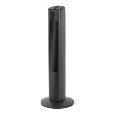 Mainstays 28-Inch Tower Fan with 3-Speed Settings and Oscillation, Black, MSWMT2