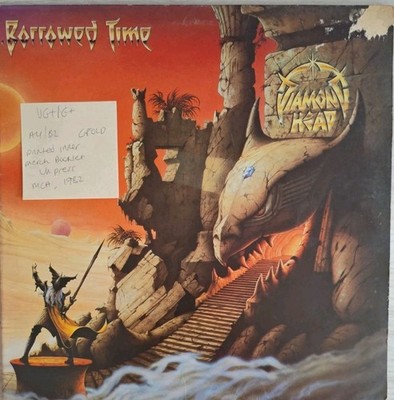Diamond Head Borrowed Time Vinyl Record VG+/G+ DH1001 1982