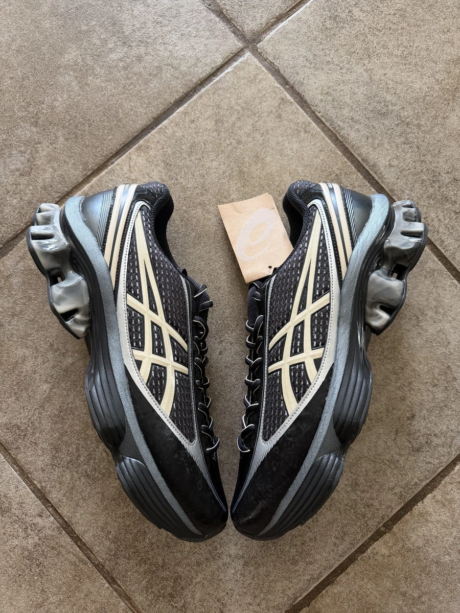 ? 2025 Kiko Kostadinov x ASICS US6-S Gel-Kinetic Fluent “Black Vanilla” 11.5M Kiko Kostadinov x ASICS US6-S Gel Kinetic Fluent Black  main image 2