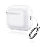 Case for AirPods Pro 3 (2025) Anti-Lost Protective Earbuds Cover with Keychain