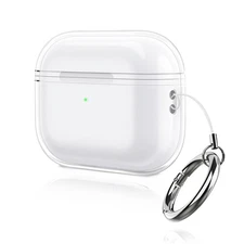 Case for AirPods Pro 3 (2025) Anti-Lost Protective Earbuds Cover with Keychain