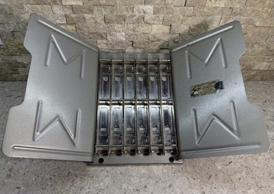 VTG Master Products Steel Catalog Rack, Desktop, Six (3 Ring Binder Sections)