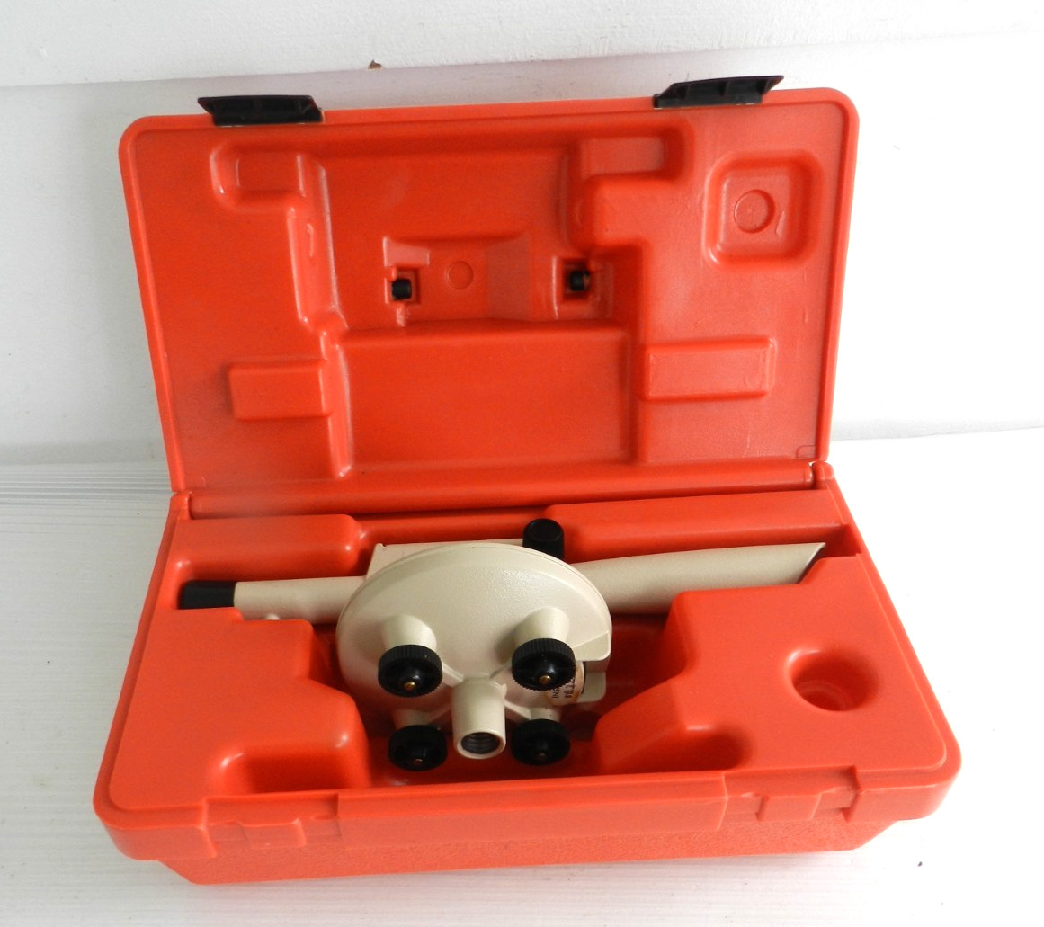 DAVID WHITE - L6-20ANC Model 8814 Sight Level Survey Transit Tool w/ Case