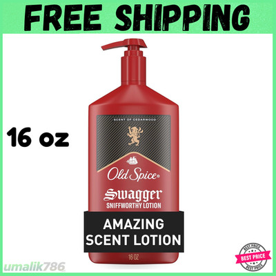 Old Spice Hand and Body Lotion for Men Swagger Lightweight Moisturization 16 oz