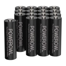 POWEROWL AA Rechargeable Batteries, 2800mAh High Capacity Batteries 1.2V 16