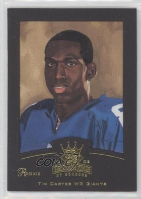 2002 Donruss Gridiron Kings Rookie Gold /100 Tim Carter #125 Rookie RC 7v7