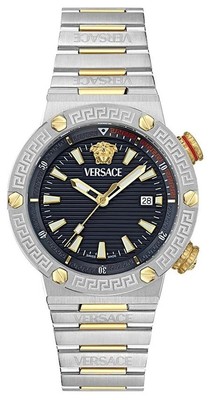 Versace Greca Logo Diver VE8G00424 Quarzwerk Herren-Armbanduhr