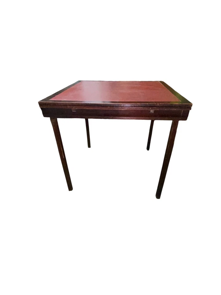 Conjunto de Mesa e Cadeiras Extensíveis Dobráveis Vintage Meados do Século F. B. MFG (Conjunto de 5) - Imagem 3 de 4