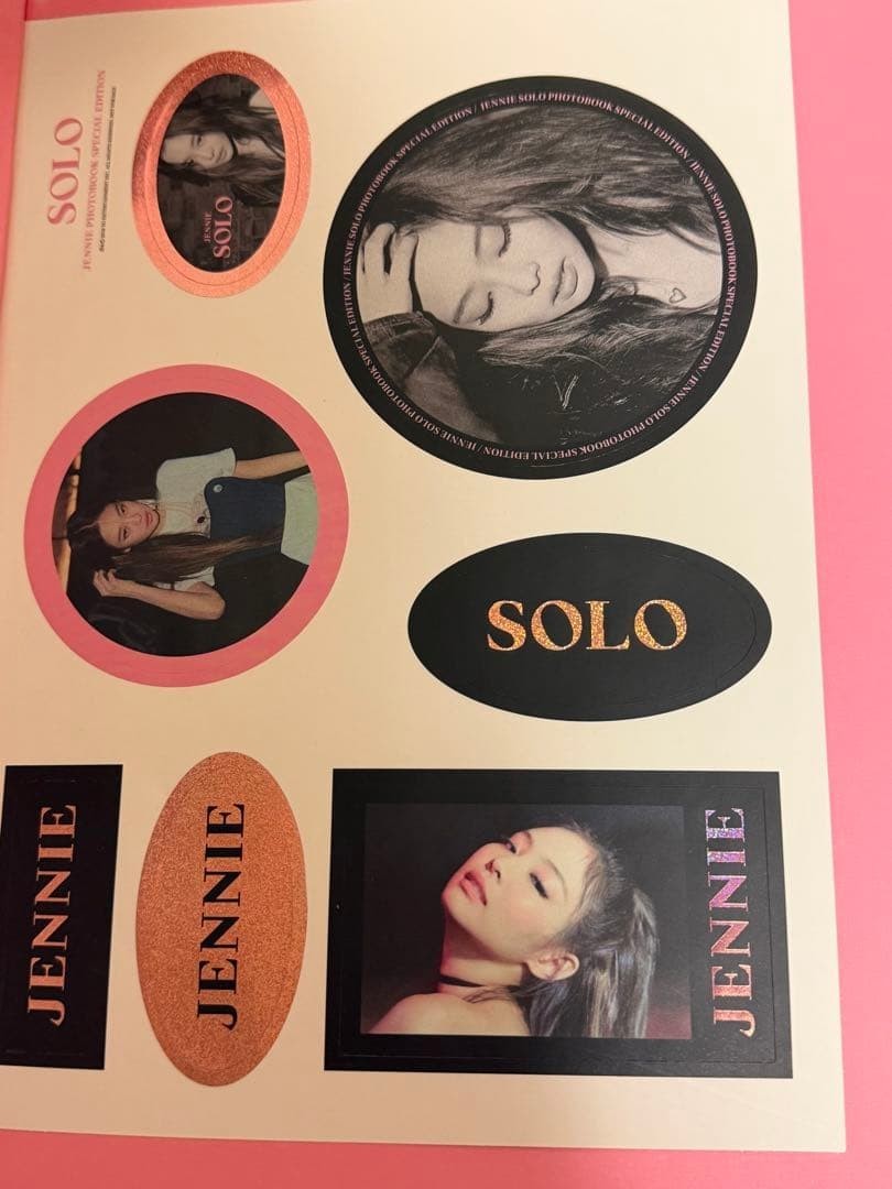 BLACKPINK Jennie Solo Special Edition Photobook Post Card Official