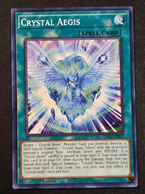 Crystal Aegis SDCB-EN017 Structure Deck: Legend of the Crystal Beasts Common ...