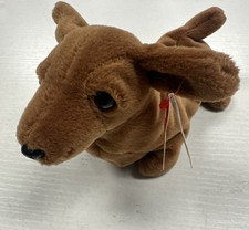 Ty Beanie Baby 'Weenie the Dog' Plush Toy 1995 Includes Ty Tags-Pre/Owned 2070