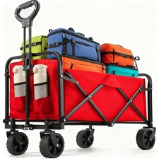 Camping Wagon All-Terrain Heavy-Duty Folding ...