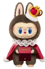 Pop Mart The Monsters Labubu Let's Checkmate King Vinyl Plush *AUTHENTIC W/PROOF