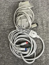 Nintendo Wii AC Adapter RVL-002 Power Cord & Component AV Cable Genuine OEM