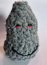 Fat Bud - White Widow Crocheted Cannabis Nug Weed Plushie