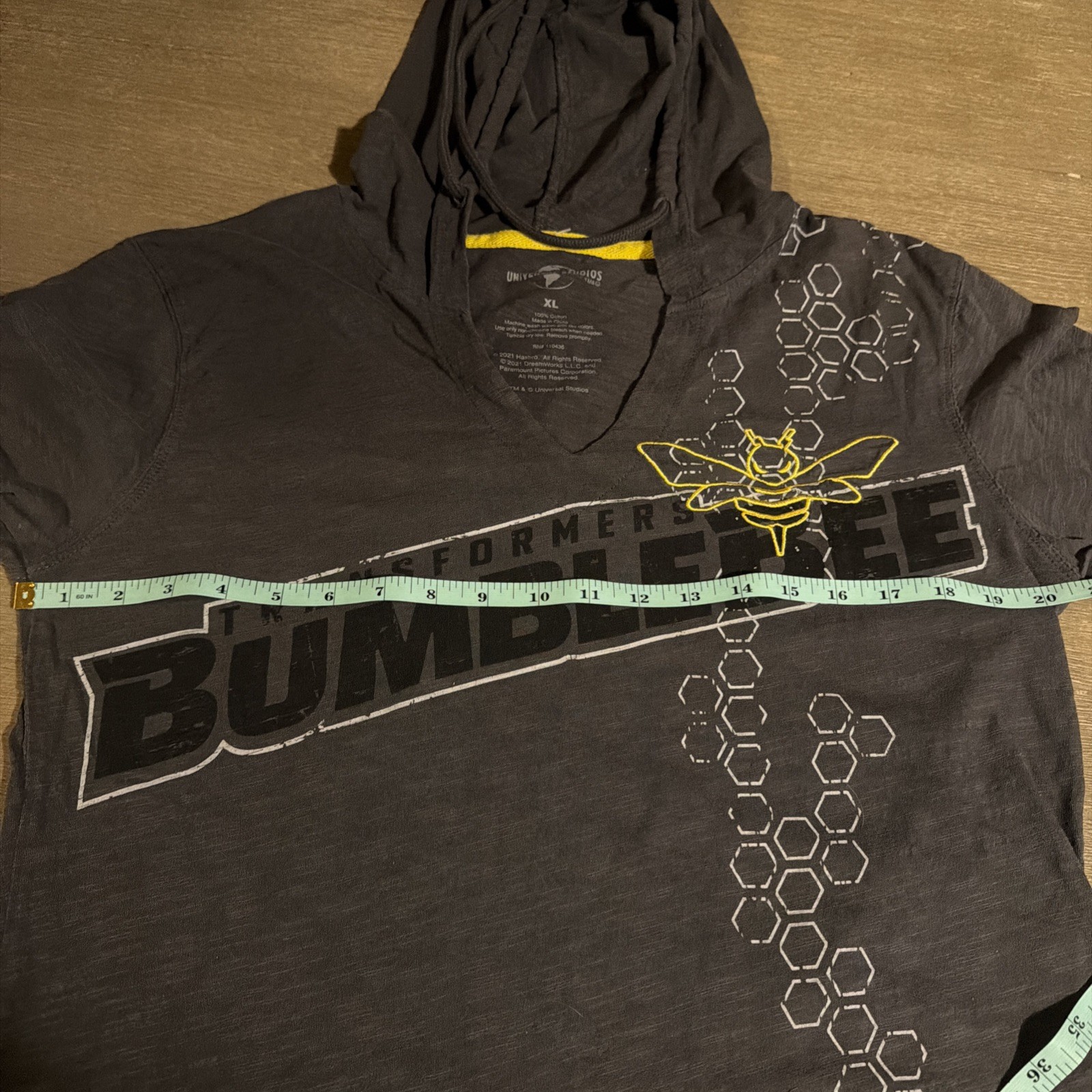 Universal Studios Transformers Bumblebee Hoodie W… - image 3