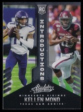 Kellen Mond 2021 Panini Absolute Introductions Rookie Card!!. rookie card picture