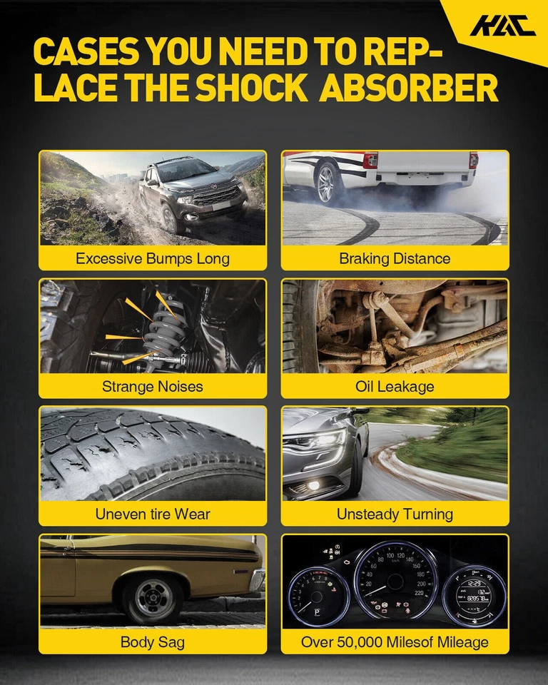 2PC Front Complete Strut Assembly For 2009 2010 2011 2012 2013 Mazda 6 2.5L - Image 4 of 4