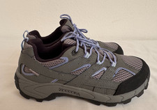 Merrell Shoes Moab 2 Big Kid's Low Lace Waterproof Gray/Periwinkle Size 5 W NEW
