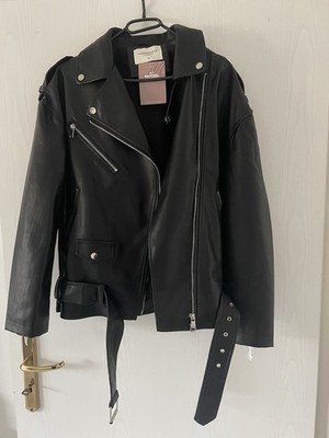 Lederjacke - Oversize - Gr. S - Moocci Paris