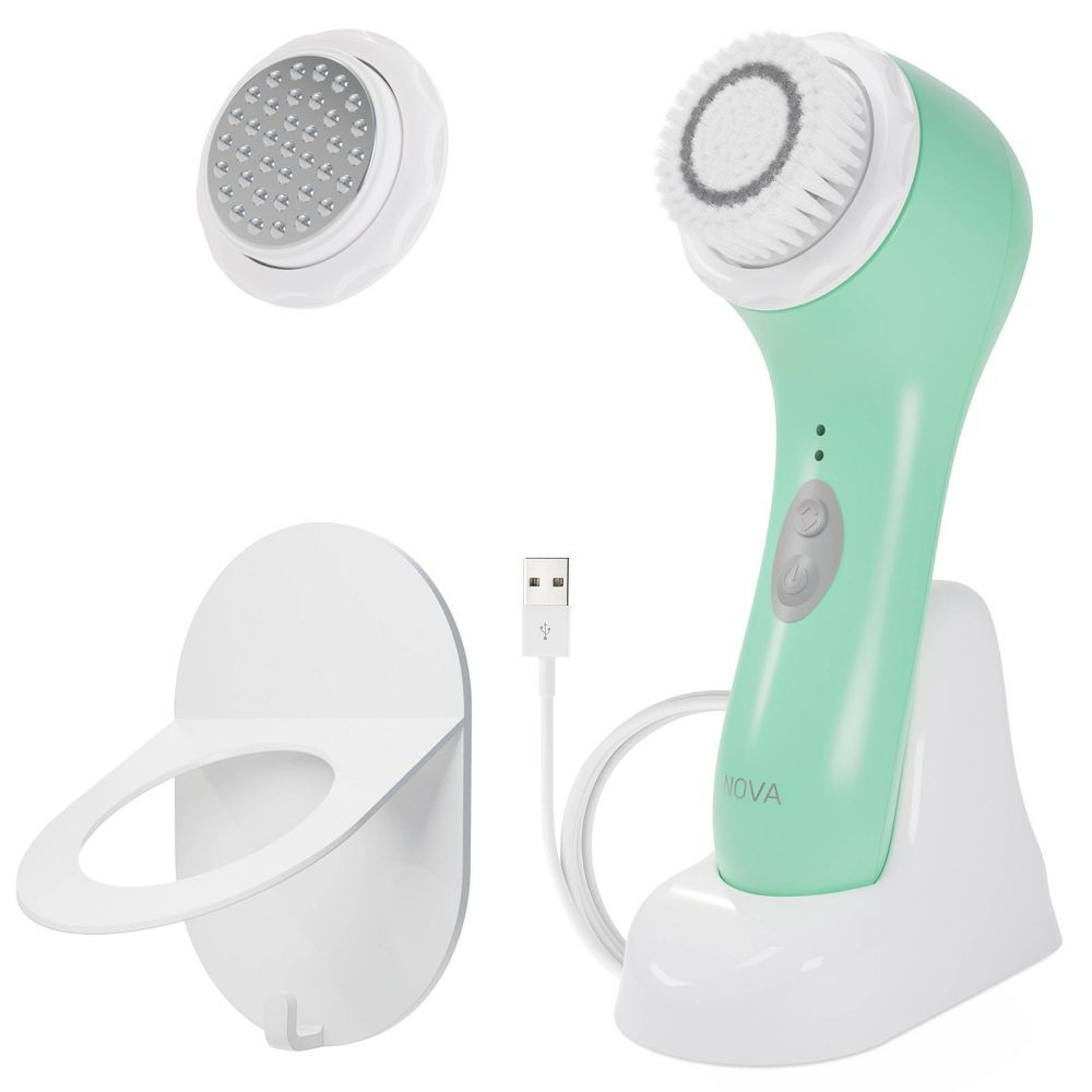 Антимикробная звуковая очищающая щетка и инфузионная система Spa Sciences Nova - Mint 6190₽