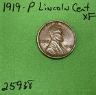 1919-P Lincoln Wheat Cent / Penny 1c Xf Extra Fine