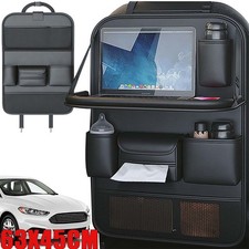 Auto Rückenlehnenschutz Rücksitz Organizer Klapptisch Tasche Rücksitztasche NEU