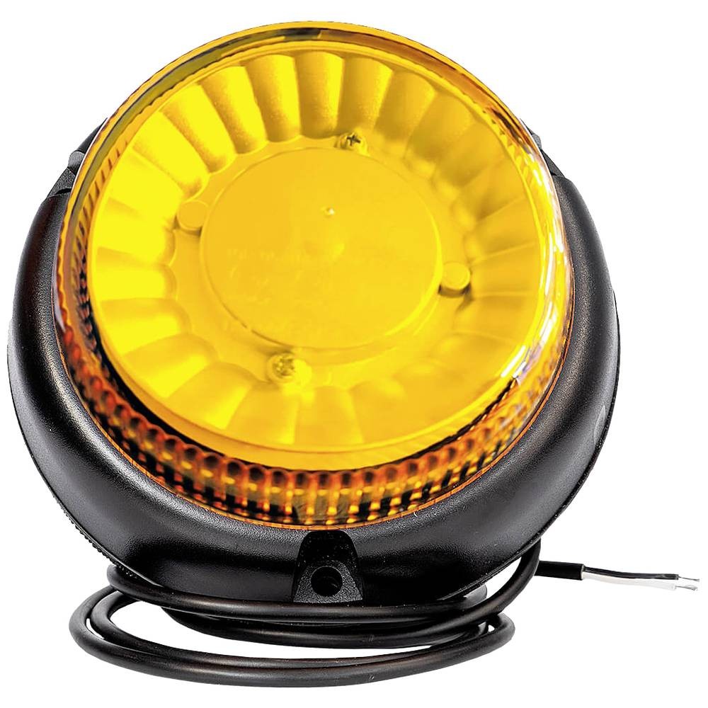 Gyrophare FT-101 3S Fristom LED à éclats orange étanche 12V-36V à haute visibilité