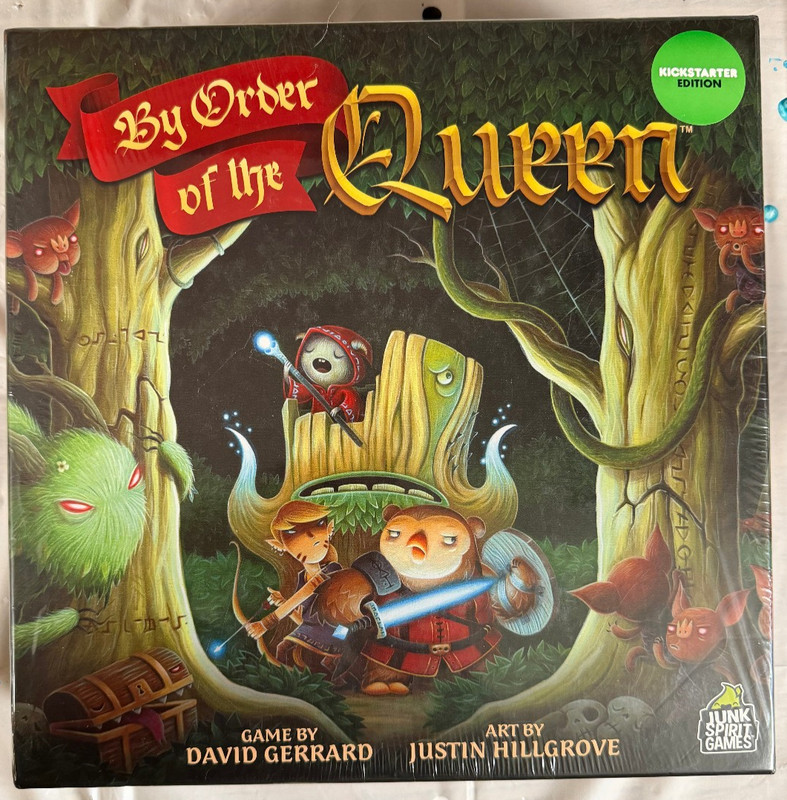 By Order of the Queen board game - Kick Starter - New in Shrink