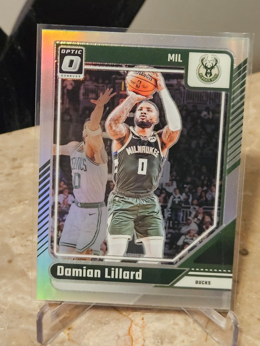 2024-25 Panini Donruss Optic Damian Lillard Silver Holo #83 Bucks