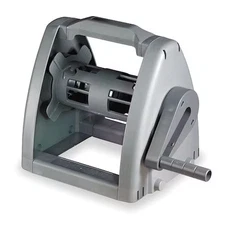 Lumapro 6Yf66 Cord Storage Reel, Hand Operated, No Configuration, 14 Awg, Gray