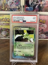 2003 POKEMON EX RUBY & SAPPHIRE #102 SCYTHER EX HOLO PSA 9 on eBay