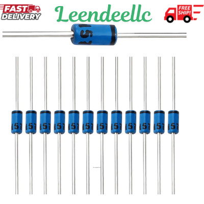 50 Pcs 1N5711 Schottky Barrier Rectifier Diodes 15mA 70V DO-35 (DO-204AH) Axial