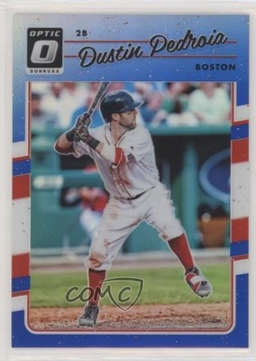 2017 Panini Donruss Optic Blue Prizm 115/149 Dustin Pedroia #75 uk2