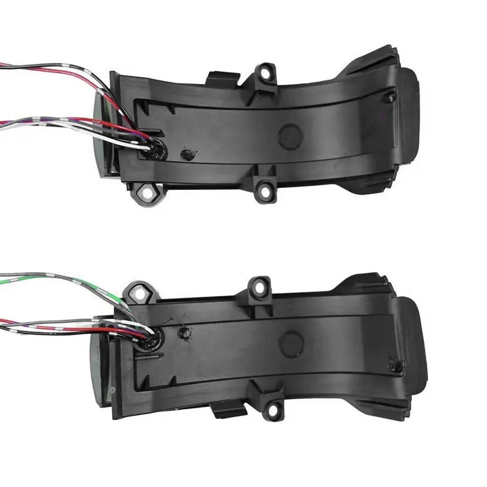 1 пара желтых последовательных боковых зеркал указатель поворота светодиодная подсветка подходит для Scion Tc xB - Изображение 4 из 4