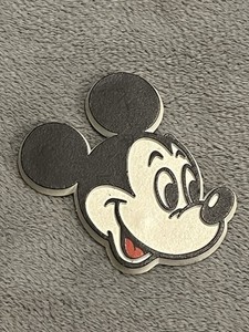 VINTAGE 1970s Disney Mickey Mouse Rubber Magnet 2" tall Refrigerator
