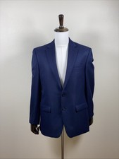 Ralph Lauren Navy Blue Blazer Mens 38R Wool Sport Coat Classic 2 Button Jacket