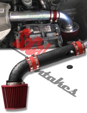 Black Coated Red Air Intake Kit Filter For 2pc 2005-2006 Honda Odyssey 3.5l V6 Black Coated Red Air Intake Kit Filter For 2pc 2005-2006 Honda Odyssey 3.5l V6
