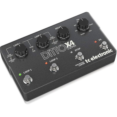 TC Electronic DITTO X4 Looper   Stereo Gitarren-Looper mit Dual-Loop, Nue
