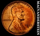 1953-S Lincoln Wheat Cent- Choice Gem Brilliant Uncirculated Luster #i8936