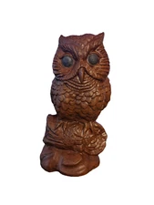Vintage Red Mill Mfg Owl Figurine Statue Bird 4" Tall