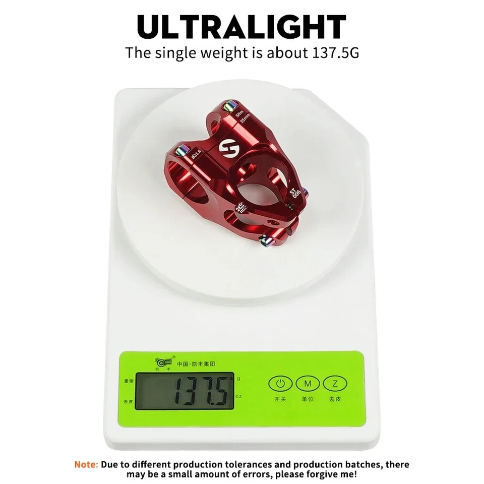 MTB Stem Ultralight High-strength Short 35mm MTB Bike Table Power MTB Bike Stem - Image 3 of 4