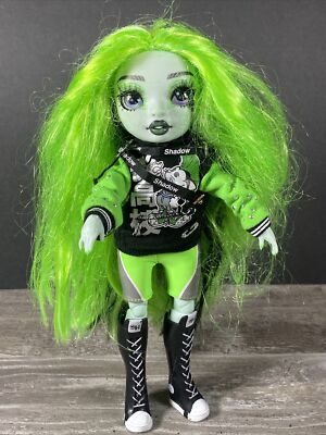 Harley Limestone Rainbow Vision Shadow High Doll + Outfit Neon Green Black Coat