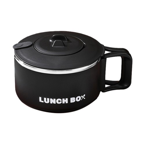 1200ml Ramen Bowl Cooker Soup Mug Portable Noodle Cooker Bowl Stainless Steel - Picture 13 of 15